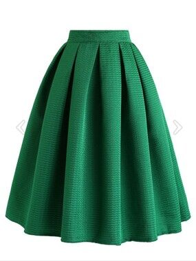 Chicwish Green Skirt